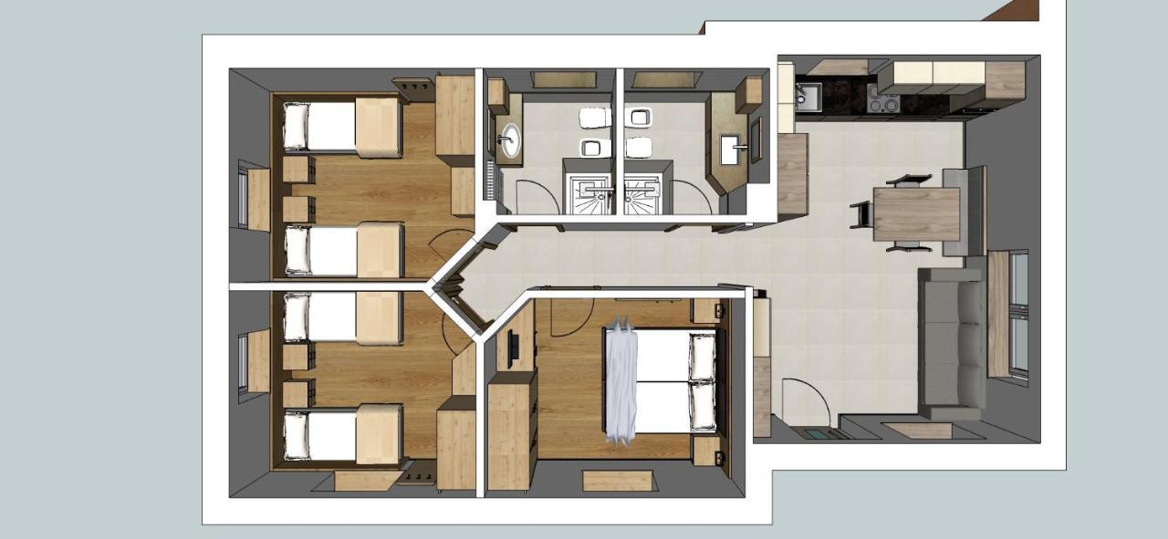 Fiemme Home Mountain Apartment Tesero Ngoại thất bức ảnh