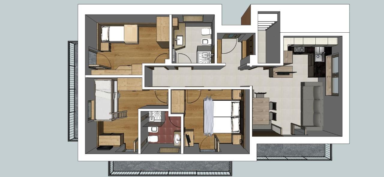 Fiemme Home Mountain Apartment Tesero Ngoại thất bức ảnh